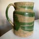 Glazed earthenware pitcher from the Dieulefit farm, popular art from the early 20th century.