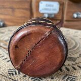 Leather-covered bottle