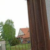 Antique wooden mirror