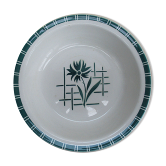 Round plate Digoin Sarreguemines model " SYLVIA "