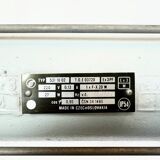 Grey Industrial Hanging Tube Light from Elektrosvit, 1980s