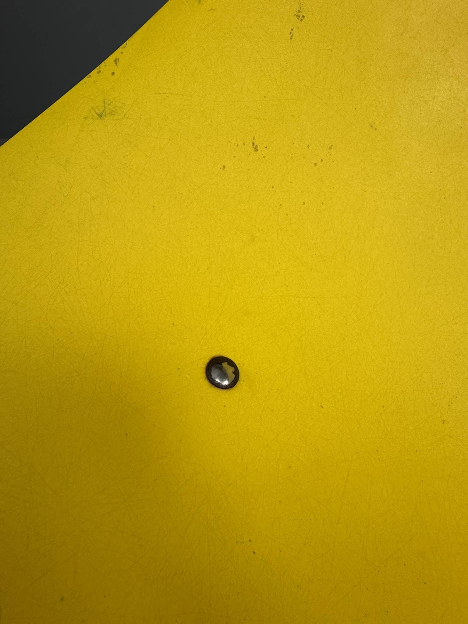 Yellow Tripod Lounge Chair by Ed Merat, France 1956