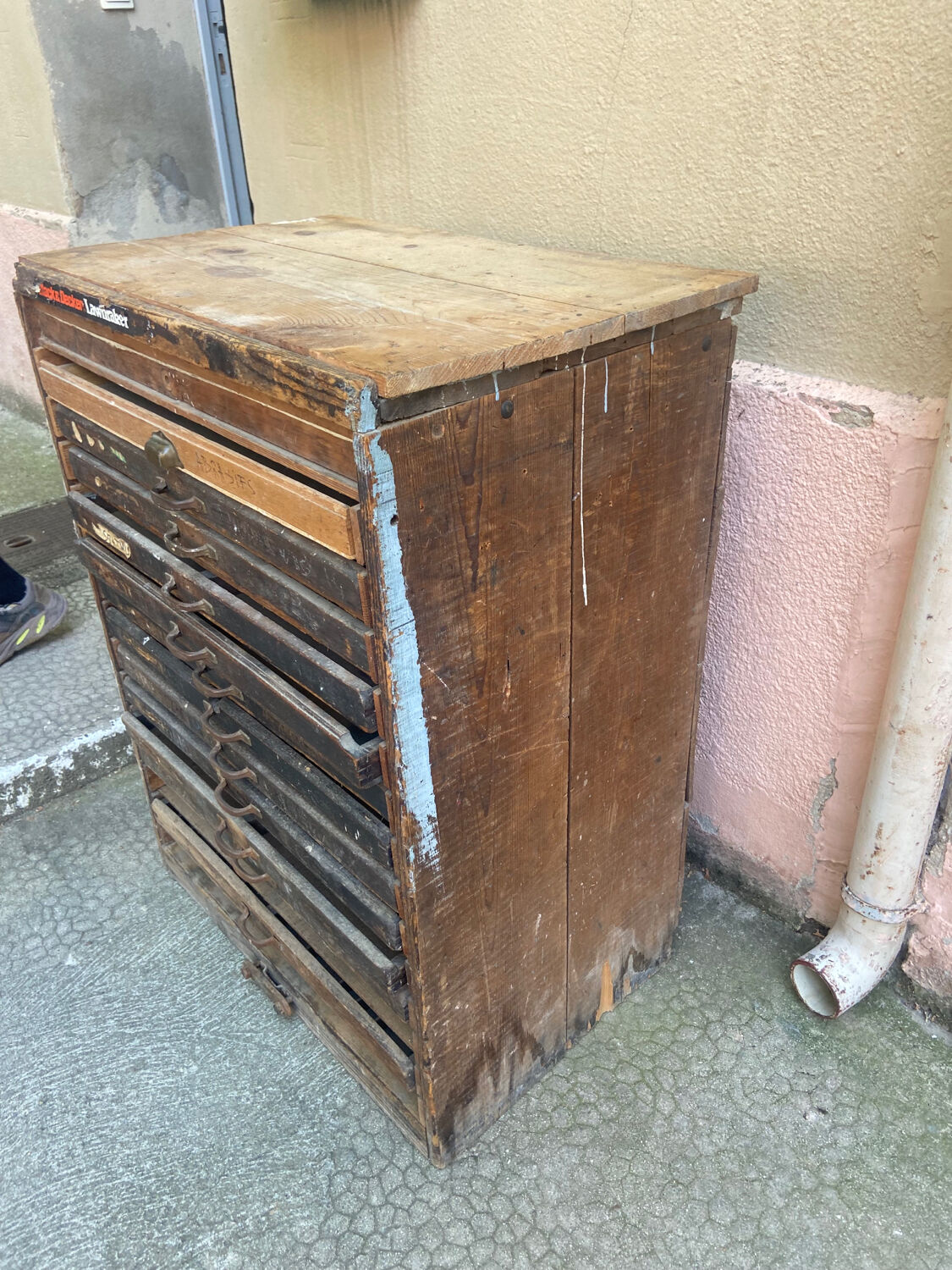 Old printing furniture