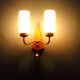 Mid-Century Teak Wall Lamp