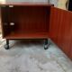 Bar cabinet on wheels