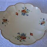 Old dessert cup with blueberry poppy grips