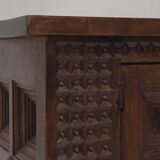 Buffet rustique brutaliste espagnol, années 1960