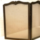 Bronze spark screen has three panels XX century