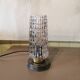 Lampe vintage verre et métal