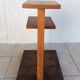 Vintage walnut burl stool