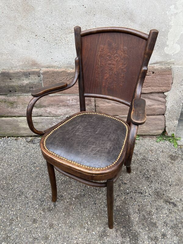 Fauteuil viennois n°70 (n°1070) bois courbé