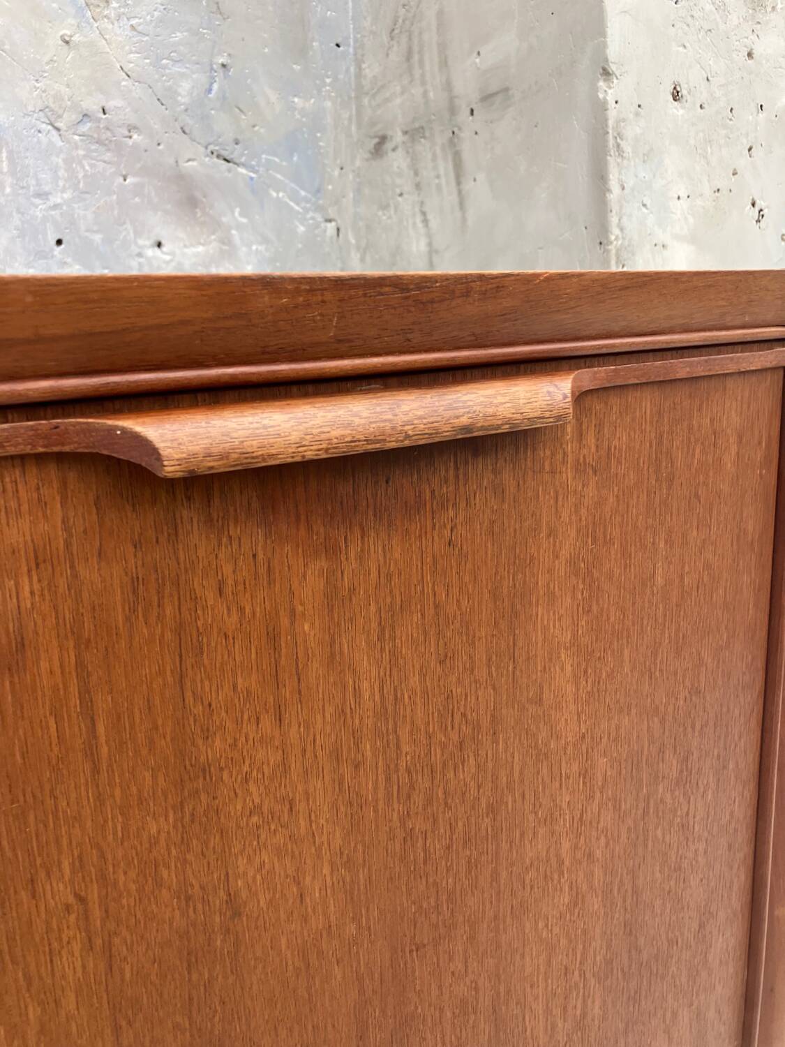 Vintage Scandinavian high sideboard 1960