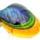 Masterpiece Murano – Vase "Sommerso" par Luigi Onesto – Signé & Étiqueté