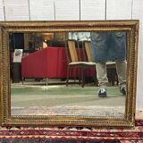 18th-century gilded wooden mirror