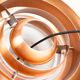 Danish vintage P376 pendant lamp by Fabricius and Kastholm. Nordisk Solar,