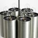 Italian 1960s Space Age ceiling lamp with 13 glasses by Goffredo Reggiani