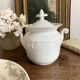 Antique sugar bowl or porcelain pot