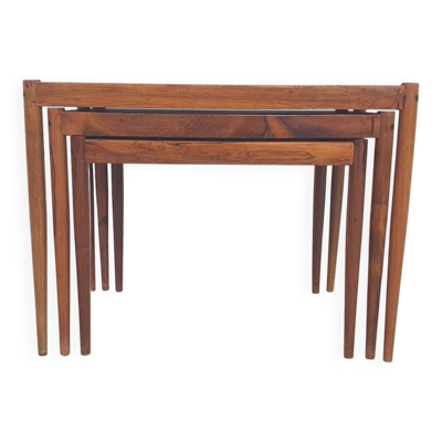 Tables gigognes en bois du milieu du siècle, Pays-Bas, années 1950