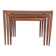 Mid-century wooden nesting tables, The Netherlands 1950's