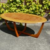 Scandinavian design oval coffee table