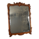 Miroir xixe siècle encadrement bois sculpté 72x54 cm sb
