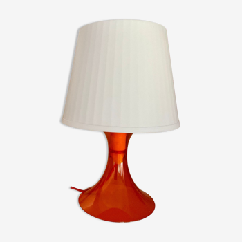 Orange plexi lamp ikea 90s Carl Ojerstam