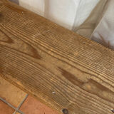 Authentic fir farm bench