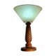 Lampe vintage 1960  bois massif