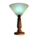 Lampe vintage 1960  bois massif