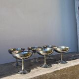 6 Rémy Letang stainless steel cups