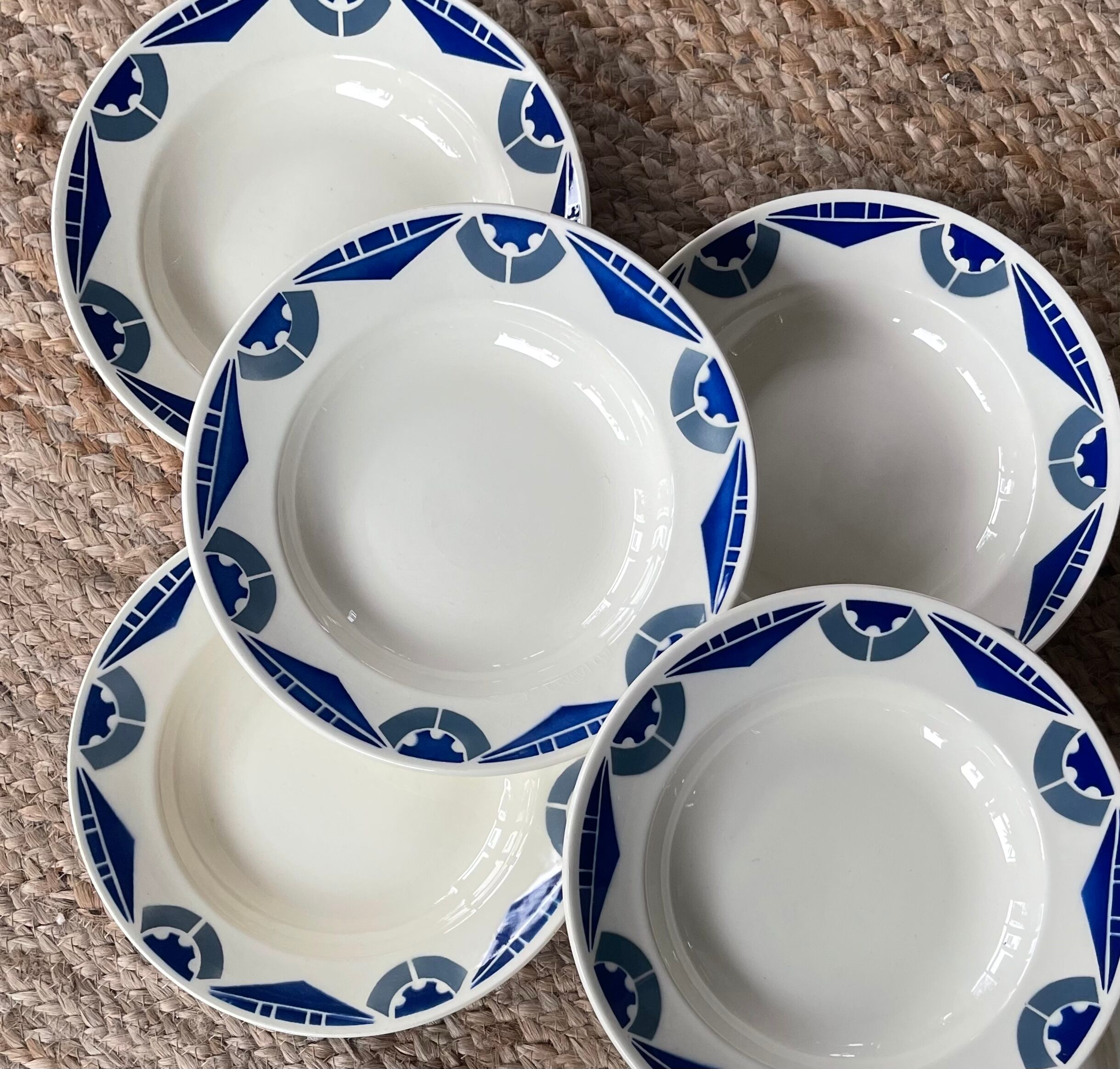 6hollow plates Badonviller 1950