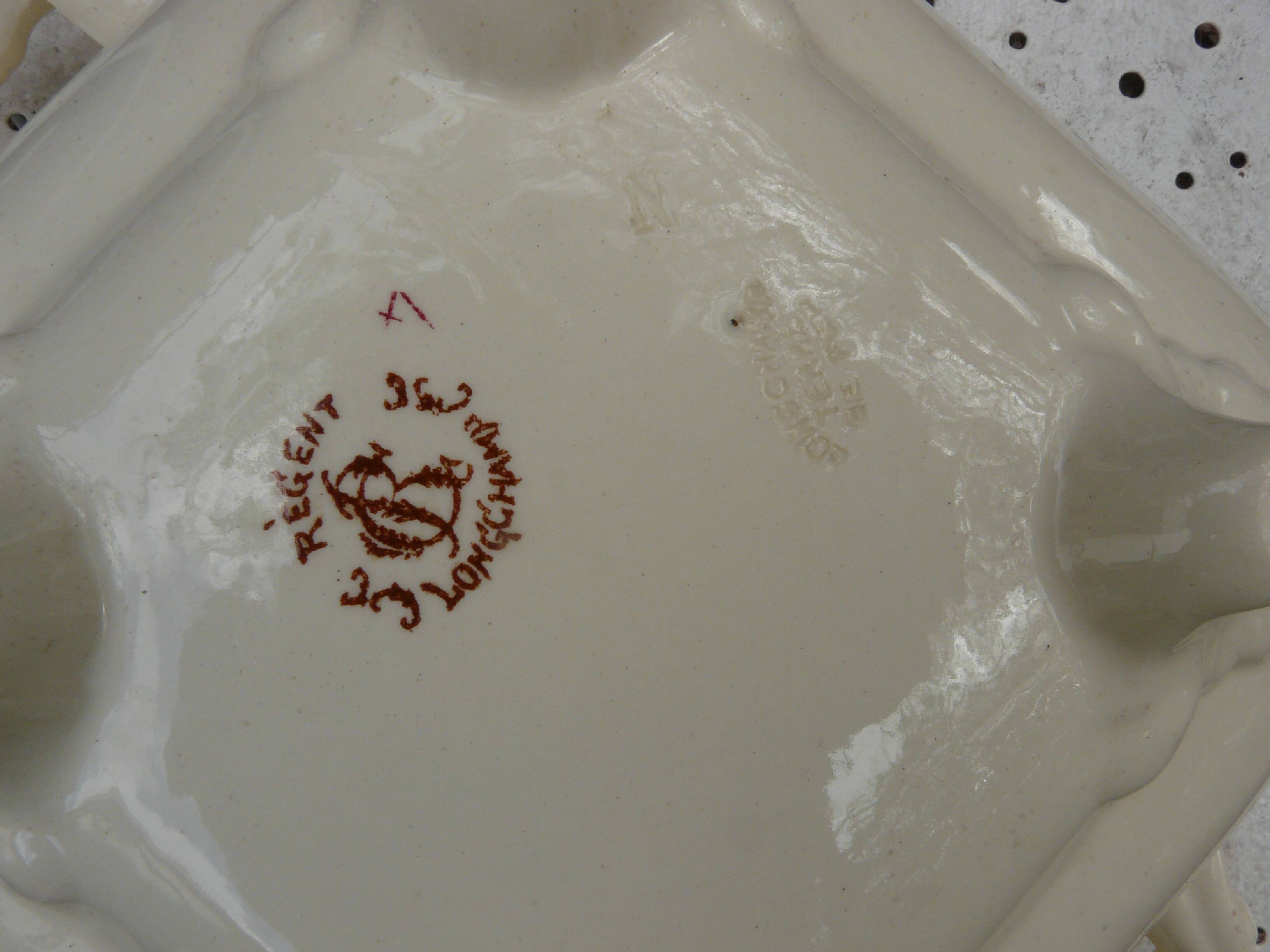 salad bowl - fruit bowl and dish Longchamp terre de fer model Regent