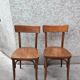 Paire de chaises bistrot 