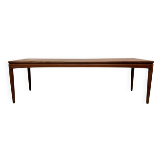 Danish Long Rosewood Coffee Table.