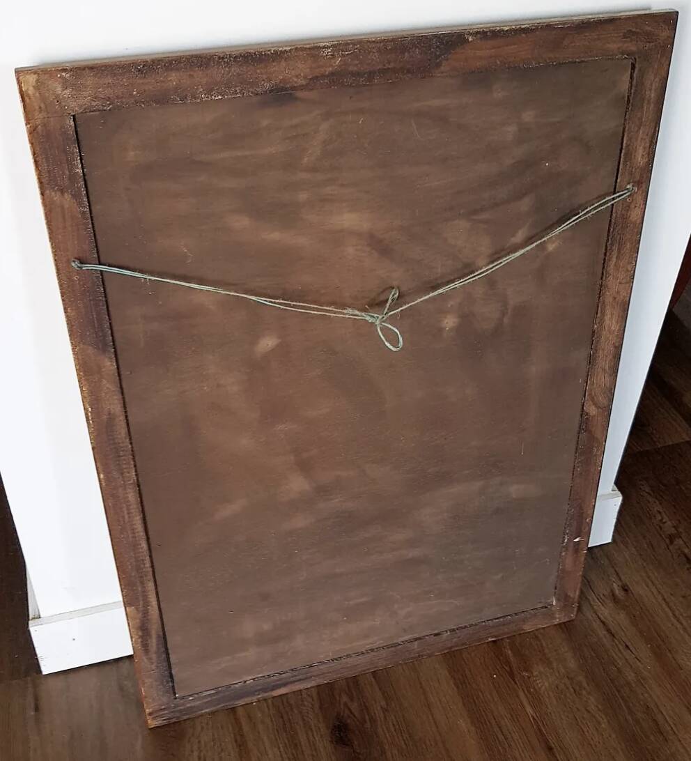 Antique mirror with a gilded wooden frame 81x59cm