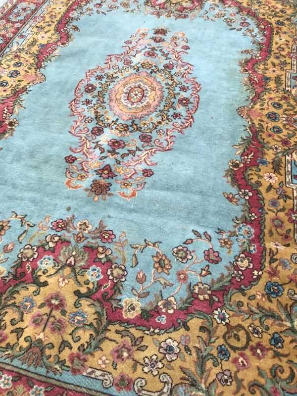 Tapis vintage transylvanie floral pour couloir 142x195 cm
