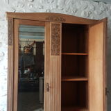 Art deco oak cabinet