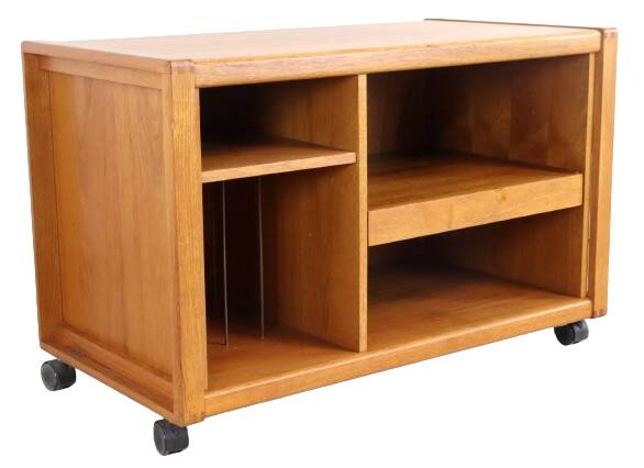 vintage teak deens Audiomeubel / platenspeler kast 'Virum'