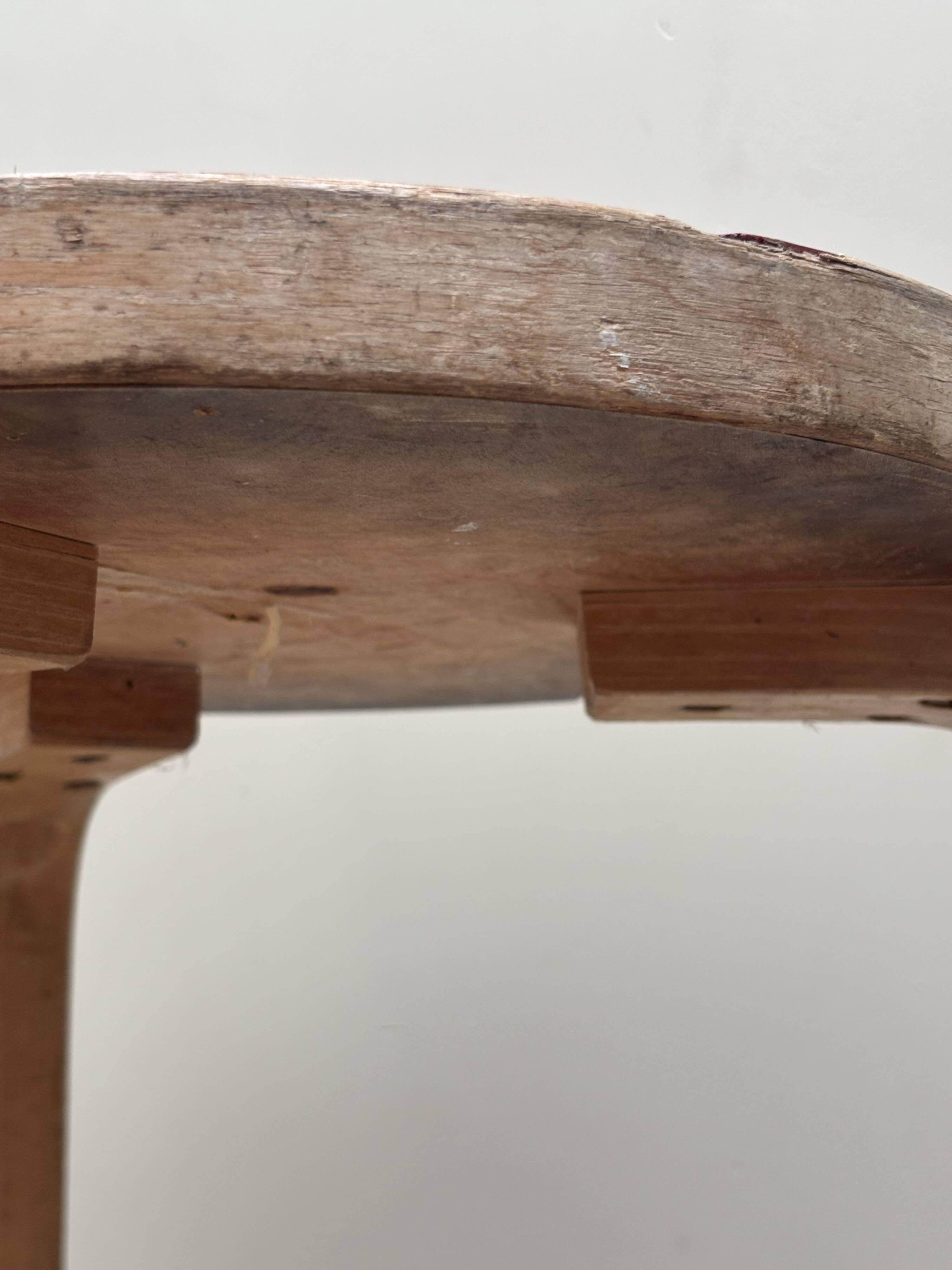 Alvar Aalto Artek Stool 60 Finland 1950s Vintage Birch Original Patina