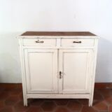 Parisian buffet in white wood