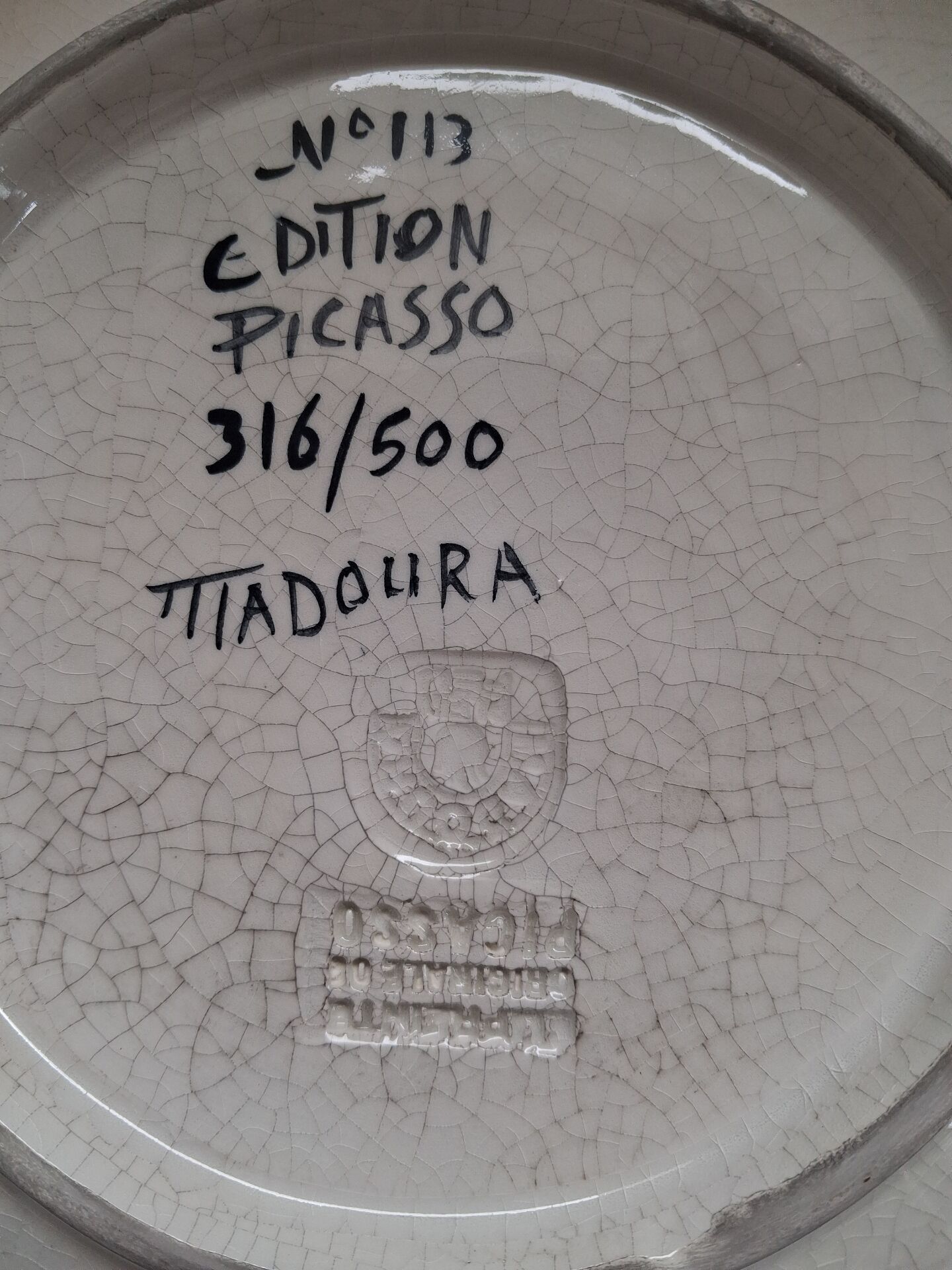 Picasso Madoura plate