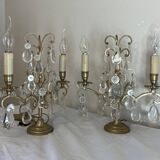 Pair of bronze candlesticks