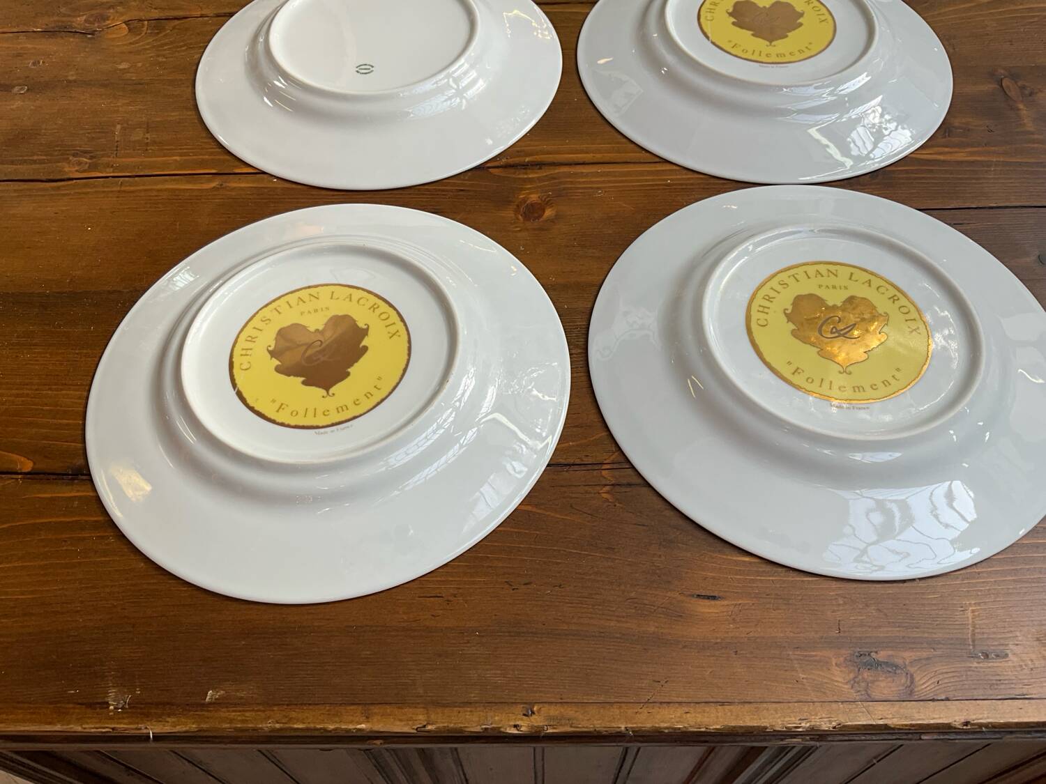 Flat plates model Follement by Christian Lacroix