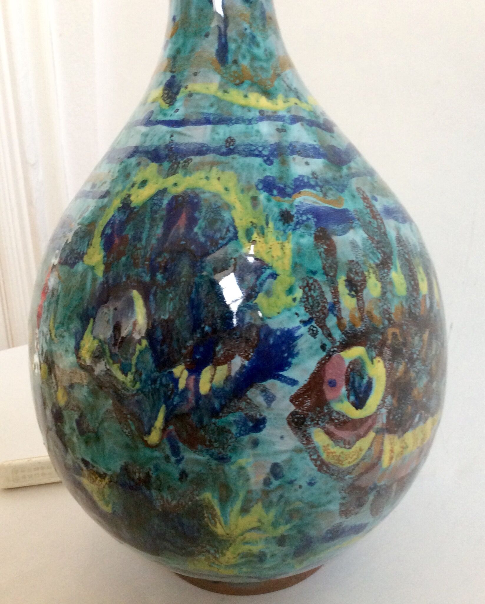 By Geneviève Duboul, 60s ceramic lamp