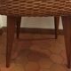 Vintage rattan plant stand