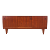 Enfilade en teck, design danois, années 1970, production : Danemark