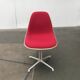 Mid-century fiberglass accent chair set with La Fonda base by Charles & Ray Eames for Herman Miller.
