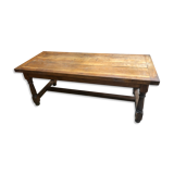 Old farmhouse table in solid oak