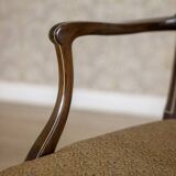 English Sheraton Style Armchairs and Chairs, Late 19th Century, Set of 4