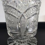 Bohemian crystal vase from the 60s and 70s